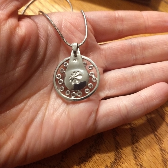 Marahlago Larimar Sterling Zion Necklace w Spinel - Picture 9 of 9